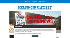 Desktop Screenshot of helsinginuutiset.fi