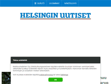 Tablet Screenshot of helsinginuutiset.fi